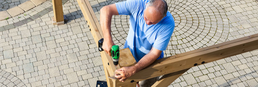 poser une véranda ou une pergola